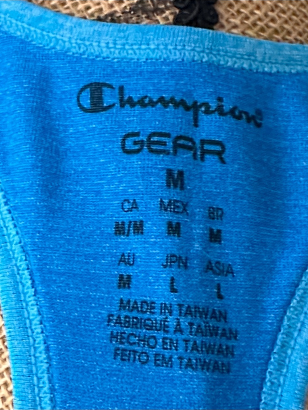Champion Blue Performance Racerback Tank Top - Picture 2 of 6